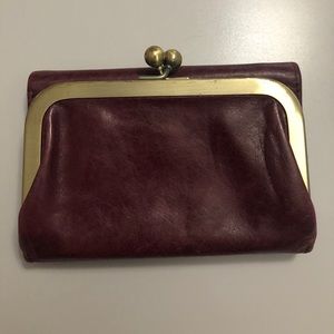 Authentic Hobo Robin trifold wallet Red Wine